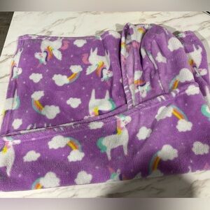 Unicorn Dreams Purple Kids Pajamas
